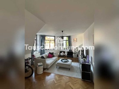Tauschwohnung: Biete 3-Z. DG Altbau in Schwabing, suche 3,5-4Z.