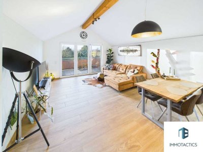 Barrierearme 3-Zimmer-Wohnung mit Loft-Flair, Westbalkon, Aufzug und zwei Stellplätzen in Roxheim