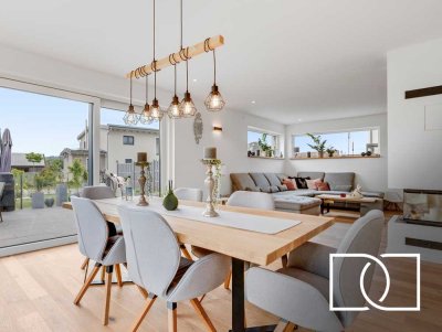 Neubau Stadtvilla! Gehobenes Wohnen mit edler Ausstattung, Süd-Terrasse und großem Traumgarten