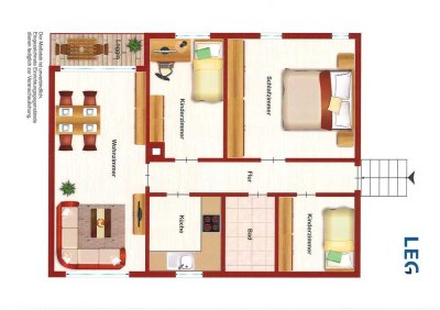 kleine 4-Zimmerwohnung in Setterich