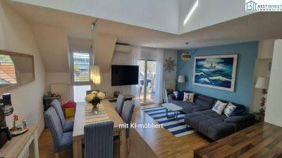 100m² Penthaus, mit Lift, Garagenpatz &amp; Klimma