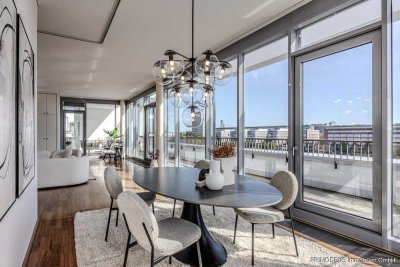 Penthouse am Westhafen – Wohnen mit Wasserblick