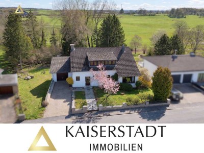 Freistehendes Einfamilienhaus mit 3.013 m² Grundstück und traumhaftem Ausblick