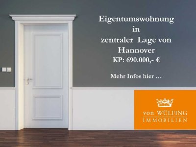 Eigentumswohnung  in  zentraler  Lage von Hannover