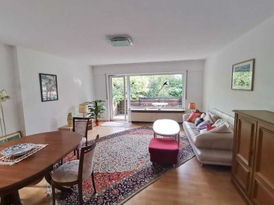 3 ZKB Neuostheim 90m² Bestlage großer Balkon Gartenblick in 3 FH möbliert 1160,- +NK