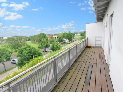 SCHWIND IMMOBILIEN - Maisonette-Wohnung mit 3 Balkonen und TG-Stellplatz
