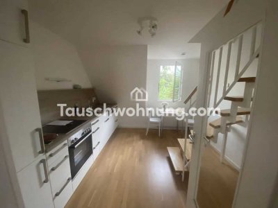 Tauschwohnung: 45m2 Altbau Maisonette-Wohnung Terrasse Stuttgart Degerloch