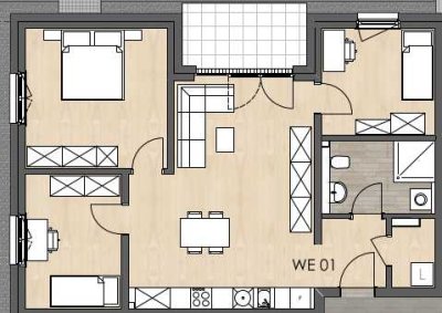 Erstbezug mit Balkon: Freundliche 4-Zimmer-Wohnung in Gau-Odernheim (mit Wohnberechtigungsschein)