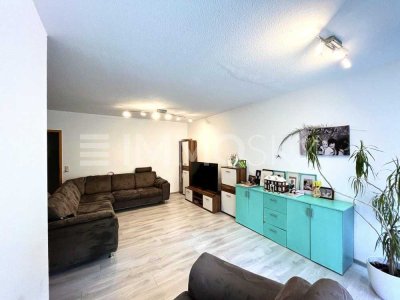 Solide Kapitalanlage: 3,5-Zi.-Wohnung mit Balkon, zentral