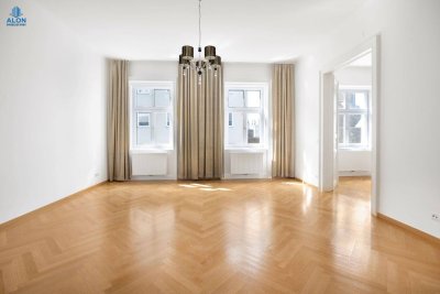 Exklusive &amp; ruhige 6-Zimmer-Altbauwohnung mit Klimaanlage &amp; Aufzug – Ihr exklusiver Wohntraum im Herzen der Wiener Innenstadt!