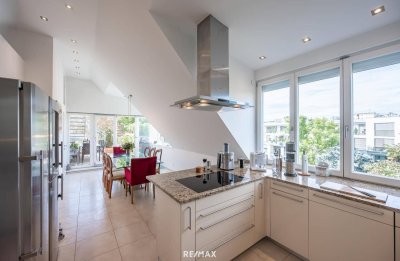 170m2, 5 Dachterrassen und ein Pool am Dach: Zentrales Penthouse in 1190