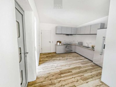 Erstbezug: Moderne 4-Zimmer mit Einbauküche und 2x exkl. Terrassen im Innenhof! PKW-Stellpl. vorh.