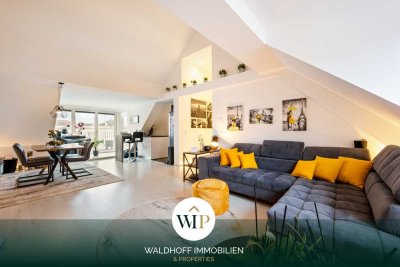 Stilvolle 3-ZKB-DG-Wohnung mit großer Dachterrasse und Stellplatz im Zentrum von Kaiserslautern