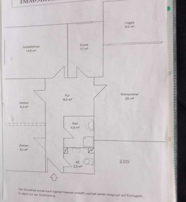 Exklusive, teilmöblierte 3,5-Raum-Wohnung mit Loggia und Einbauküche in Seeheim-Jugenheim