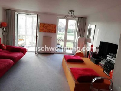 Tauschwohnung: Terrassenwohnung am Alsterfleet mit Abenteuerspielplatz