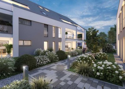 KfW40 4-Zi. Süddachterrasse: wohnen in den energieeffizientesten Neubauwohnungen von Seligenstadt