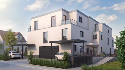 Neubau-Dreieichenhain Vierzimmer-Erdgeschoss Wohnung mit Garten und Doppelcarport in zentraler Lage!