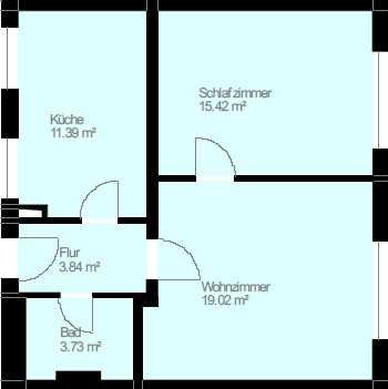 Exklusive 2-Raum-Wohnung in Offenburg mit CarPort-Stellplatz + Außenstellplatz