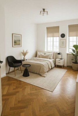 � Stilvoll Wohnen im sanierten Altbau – 4-Zimmer-Wohnung mit Dachterrasse im Herzen von Augsburg