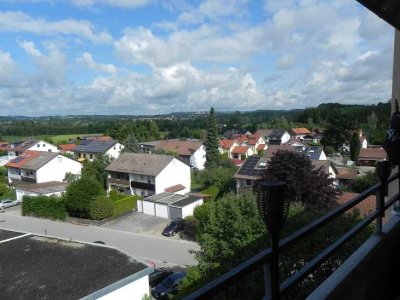 Gepflegtes 1 Zi. App. mit Westbalkon und Stellplatz in Lauben- Heising