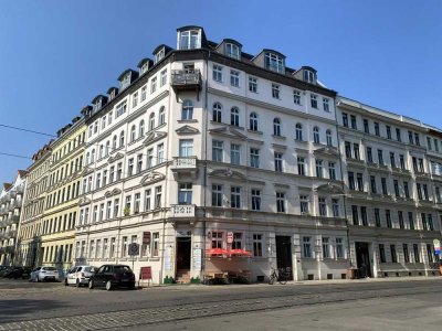 Wohnen am Puls der City in der beliebten Südvorstadt mit Balkon