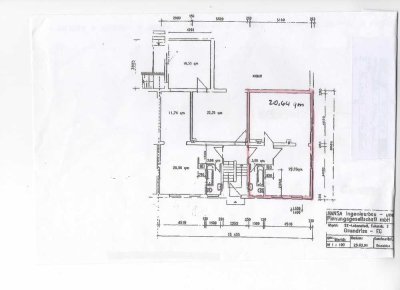Schöne 1 Zimmerwohnung mit Wohnküche im EG