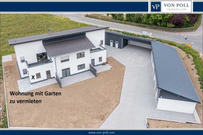 3-Zimmer Neubauwohnung mit Garten
