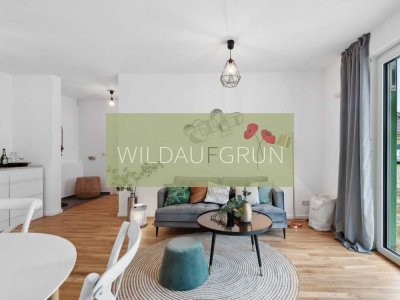 Wohnen im Grünen: Moderne Neubauwohnung mit Balkon