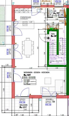 Erstbezug mit Balkon und EBK: Geschmackvolle 4-Zimmer-Wohnung mit geh. Innenausstattung
