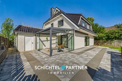 Imsum | Schickes Einfamilienhaus mit großem Garten, Terrasse und Garage