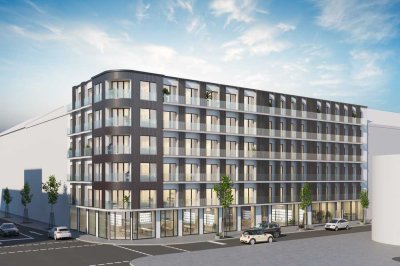 1-Zimmer Apartment komplett möbliert mit großen Balkon und Küche im Zentrum Koblenz | WE 6