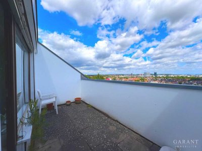 3 Zimmer-DG-Wohnung mit zwei Dachterrassen und traumhafter Aussicht!