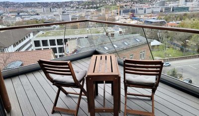 Über den Dächern von Stuttgart: Traumhafte Penthouse-Wohnung mit 5½-Zimmer