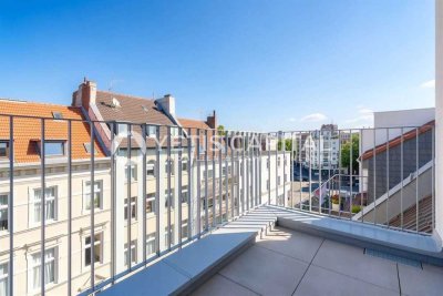 NEUAUSBAU: PENTHOUSE MIT DOMBLICK UND TAGESLICHTBAD IM GEREONS-VIERTEL AM MEDIAPARK +PROVISIONSFREI+