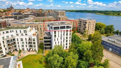 Außergewöhnliches Penthouse an der Warnow | Tiefgarage |  www.LUTTER.net