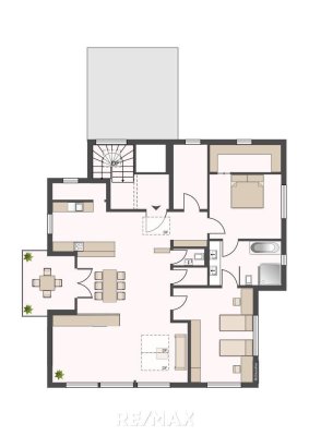 Zuhause mit Weitblick – Stilvolles Penthouse im Zentrum von Kössen