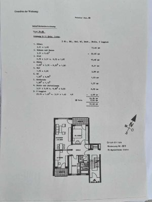Attraktive 3-Zimmer-Wohnung im Erdgeschoss mit Balkon und Einbauküche in Konz.