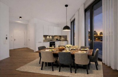 Wohnen am Neckarbogen HN: Erstbezug, 2-Zimmer Wohnung