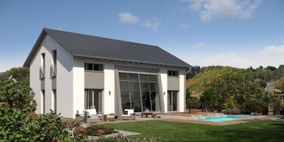 Individuell gestaltetes Familienhaus - Nachhaltiges Wohnkonzept trifft moderne Energieeffizienz