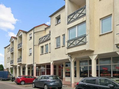 Vermietete 2-Zimmer-Dachgeschosswohnung mit Balkon und Tiefgaragenstellplatz in Coswig