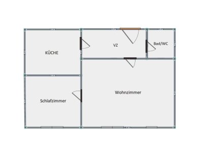 Provisionsfreie helle 2-Zimmer Stadtwohnung! PRIVAT!