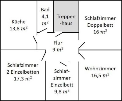 Ansprechende und vollständig renovierte 4-Zimmer-Wohnung in Edertal
