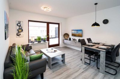 299 Tage Vermietung TOP renovierte 3-Zimmer Ferienwohnung in Stadt- und Strandlage