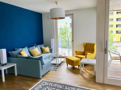 Moderne 2-Zimmer Wohnung mit Balkon und Tiefgarageplatz