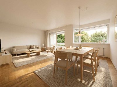 Großzügig geschnittene Wohnung mit Aufzug & Weitblick