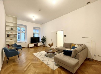 Stilvoll sanierte Altbauwohnung in bester Innenstadtlage – Ruheoase am Getreidemarkt