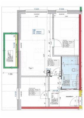 KfW 40-Neubau-Wohnung mit EBK, Balkon, Echtholzparkett, Fahrstuhl, Tiefgarage