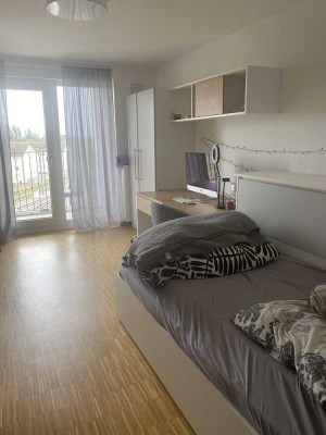 Exklusive 1-Zimmer-Wohnung mit Balkon und Einbauküche in Mannheim