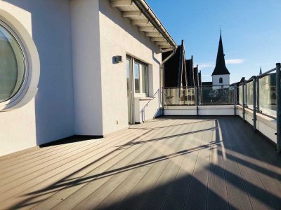Exklusive 2 Zimmer Penthouse-Wohnung mit 2 Dachterrassen im Herzen von Lünen