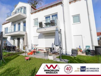 Neuwertige Erdgeschosswohung mit Garten und Terrassen!